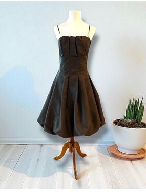 Beautiful Brown BCBG Max Azaria Strapless  Dress SZ2 Like New